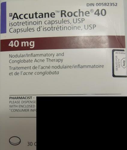 Roaccutane 40mg — Payer avec PayPal en ligne